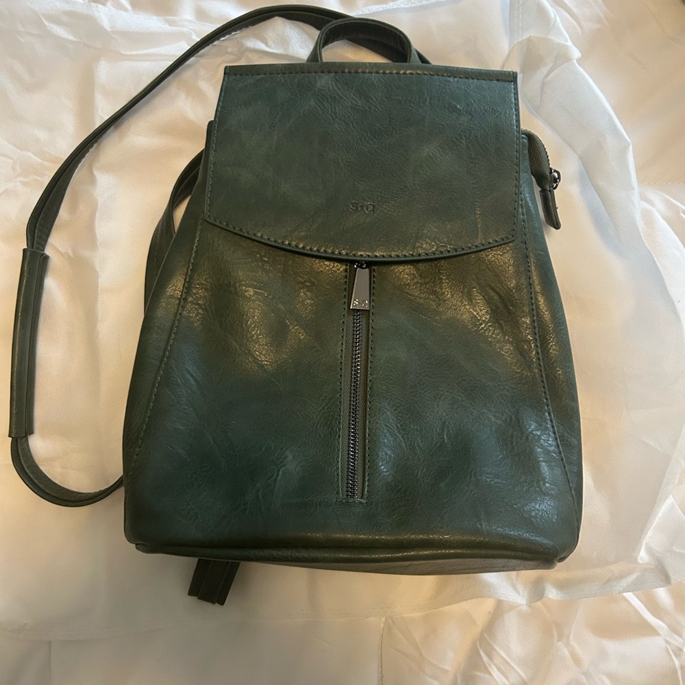 Stylish Green Backpack